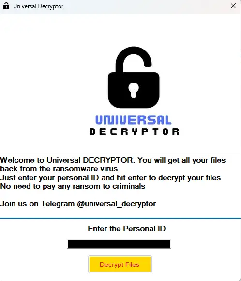 universal Decryptor